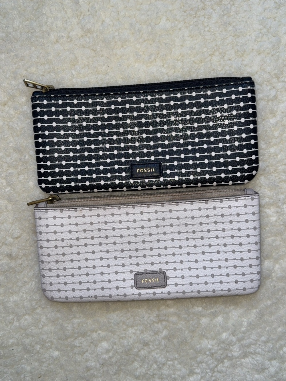 Fossil pencil pouch